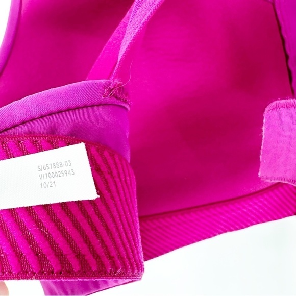 Athleta Purple Advanced Zip Front Bra 36D - Picture 5 of 6